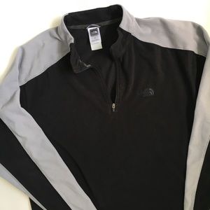 North face fleece pull over